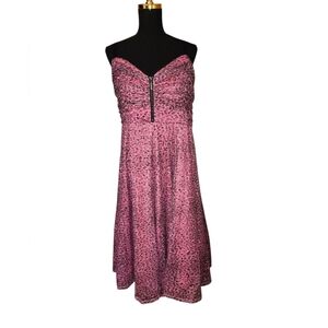 Betsey Johnson Torrid Pink Animal Print Dress